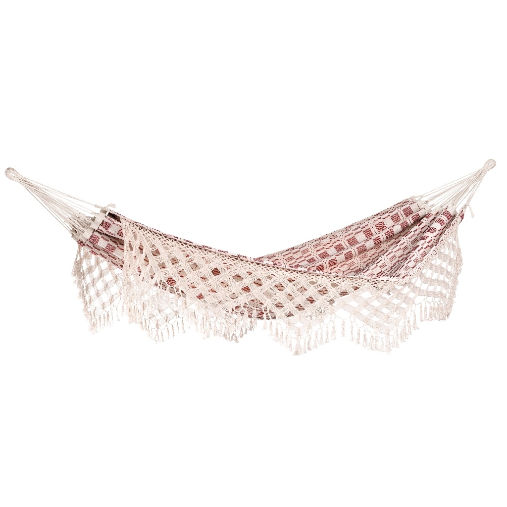 Amazonas Xxl Boho Hängematte Rio Bordeaux Tuchhängematte Liegefläche Ca. 250 X 160 Cm 4030454006880 - Image 2