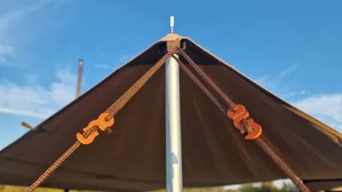 HOT Tarp 4x4 Cotton  Fr Offroad, Glamping und Bushcraft