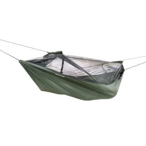 DD superlight Frontline olivegrün einlagig mit Whoopie slings by DD Hammocks DD-02184 color grün