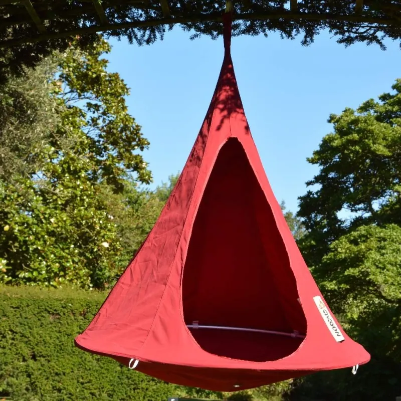 Cacoon Bebo Kinder Hngehhle Zelt, Nest, rot, wetterfest