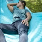 Mexikanische Netzhängematte -  Matrimonial Cielo Plus by MacaMex MA-00234 color blau