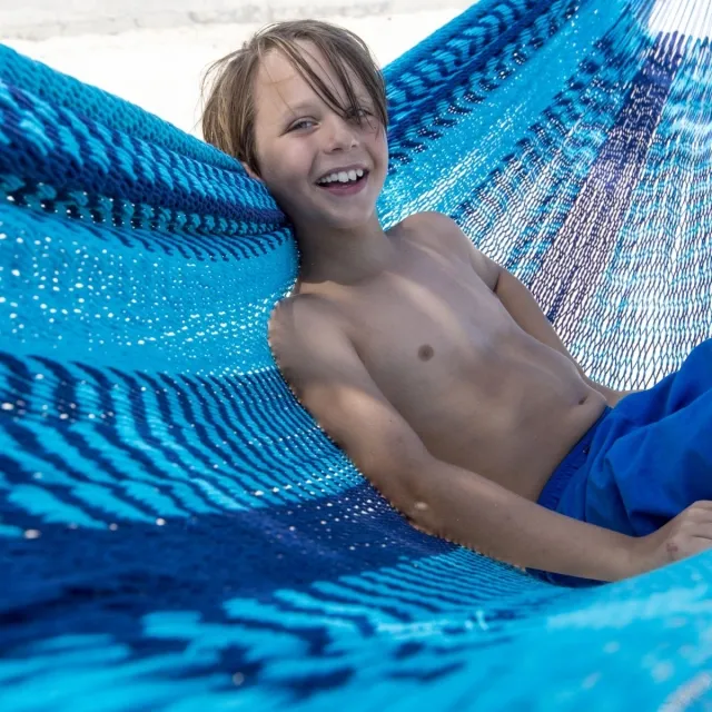 Mammut Caribe - extra strong Mexikanische Netzhängematte blue by MacaMex MA-00067 color blau