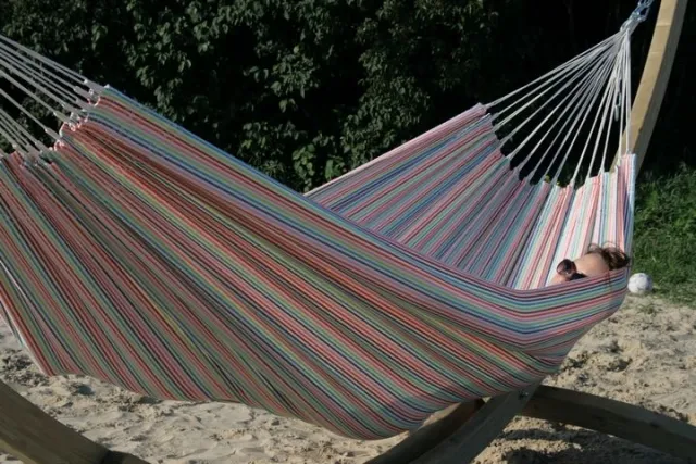 Hängemattengestell Kasia mitHängematte Brasil Comfort Otono by MacaMex BNT813 D104MS-O color bunt