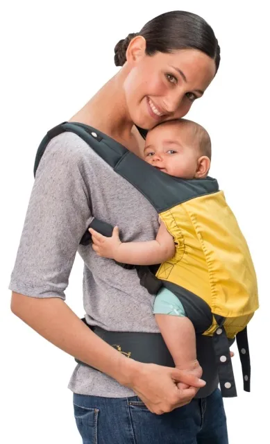 Smart Carrier birdy - ergonomische Babytrage grau gelb by Amazonas AZ-5039205-OLD color Grau / Silber