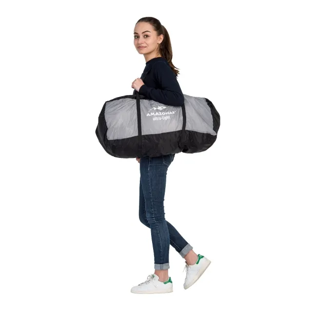 Adventure Travel Bag stone Reisetasche aus Nylon by Amazonas AZ-3080610 color Grau / Silber