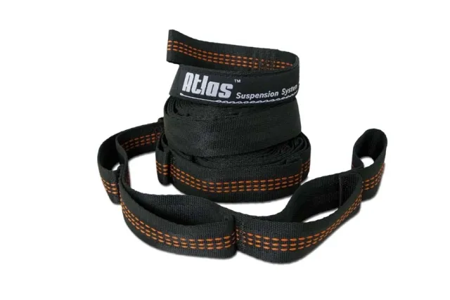 Atlas Suspension Strap - Baumgurte zur Hängemattenmontage by ENO EN-AST001 color schwarz