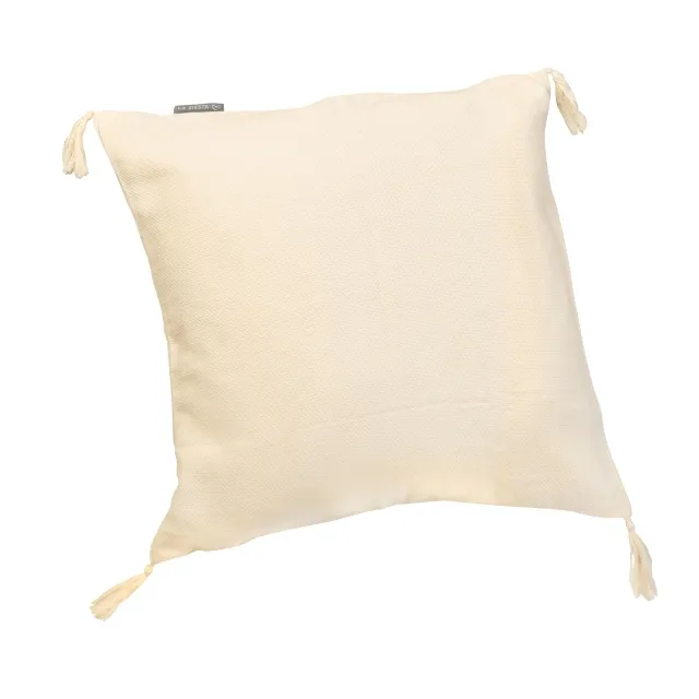 BenÃ§Ã£o Latte - Kissenbezug aus Biobaumwolle by LaSiesta LS-BEP5S-11 color natur / beige