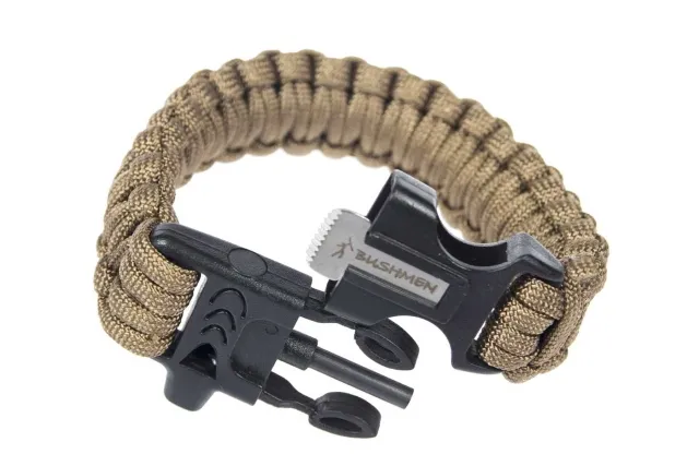 Survival Armband 3 Meter braun by Bushmen BU-BRCA3COY color braun