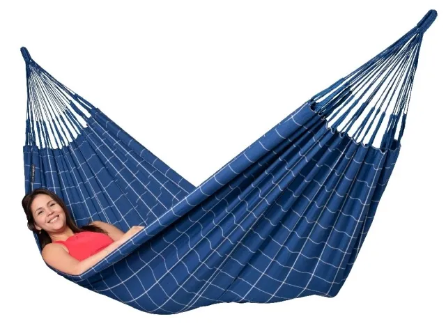 Brisa Marine - wetterfeste Doppel Hängematte by LaSiesta LS-BRH16-W3 color blau