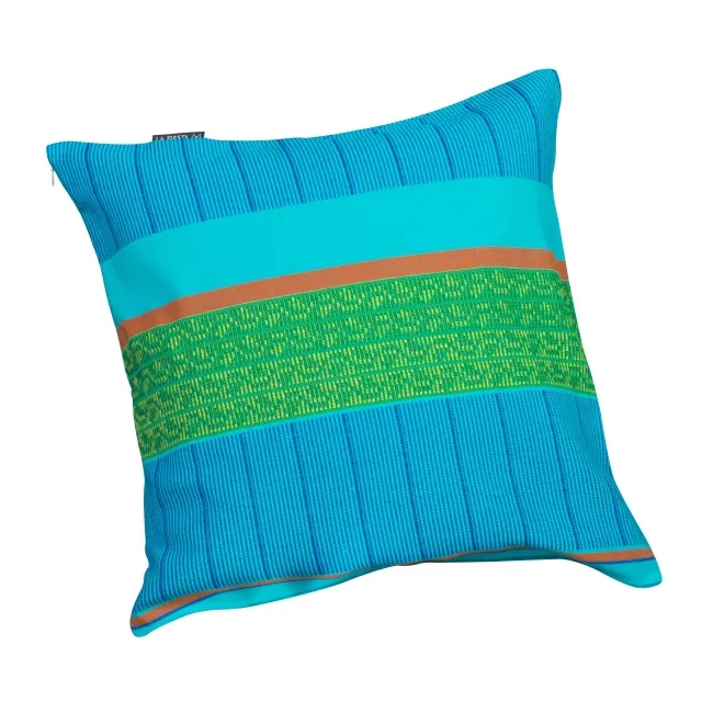 Cariño Curaçao - Kissenbezug aus Biobaumwolle by LaSiesta LS-CAP5S-F3 color blau