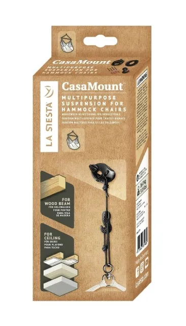 CasaMount Black - Montageset für Hängesessel by LaSiesta LS-CMG30-9 