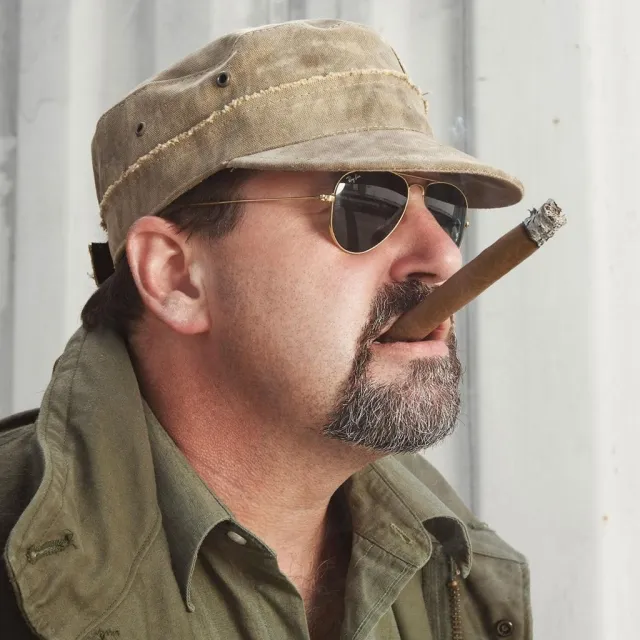 Cuba Libre militärische Stil Kappe by Real Deal Brazil TRD-CL color sandfarben