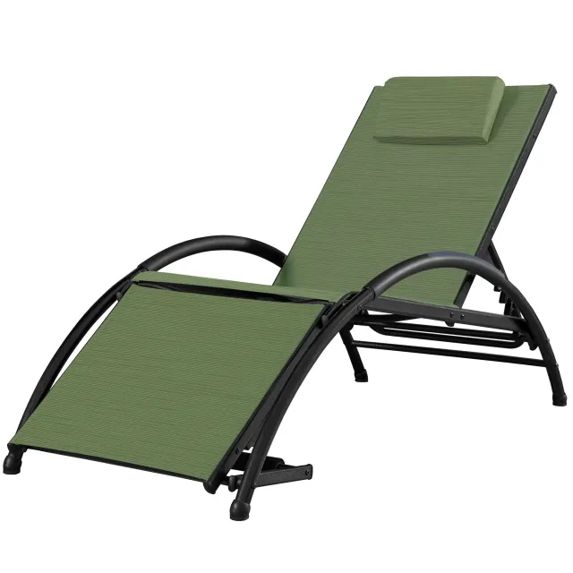 Dockside Sun Lounger Olive Grove - grün by Vivere VI-DKDSUN-OG color grün