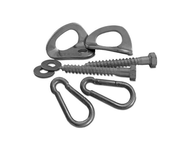 Hammock Hanging Kit Silver by ENO EN-HK001 color Grau / Silber