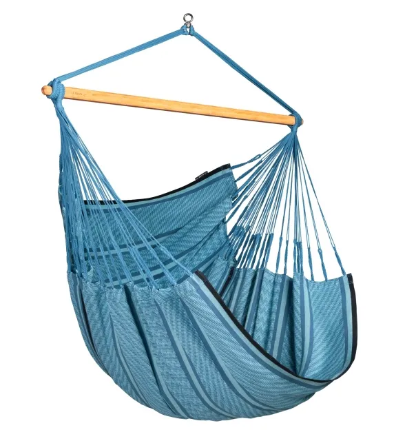 Habana Blue Zebra Lounger by LaSiesta LS-HAL21-Z3 color blau