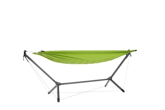 QNUX Home - Kompaktes Hängemattenset grün gepolstert by MacaMex QN-HQGREEN color grün