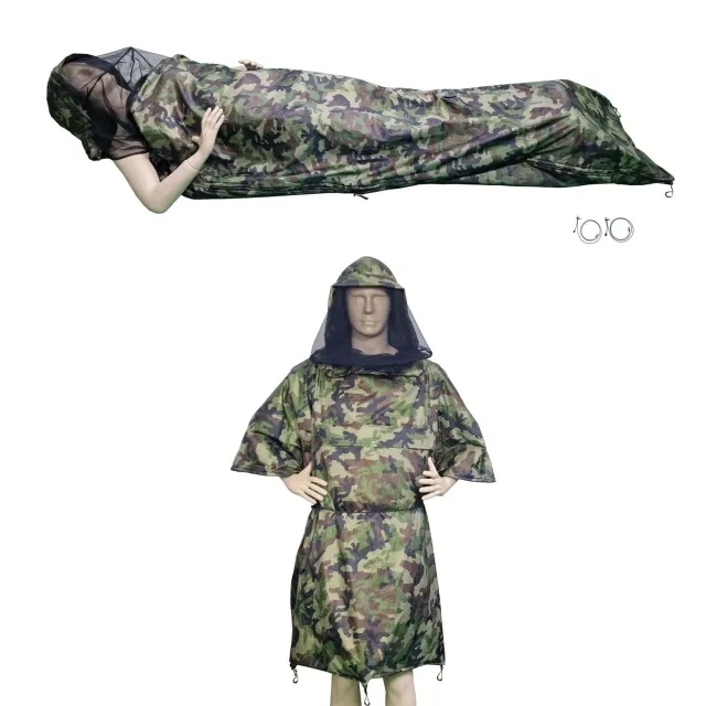 Hideout Warm Camo – Multifunctional Bushcraft Sleeping Bag by Bushmen BU-HOWMcam color camouflage