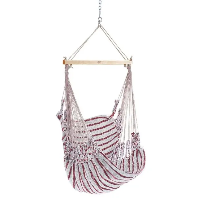 Hängesessel wetterfest beige-rot by Chico CI-3218 