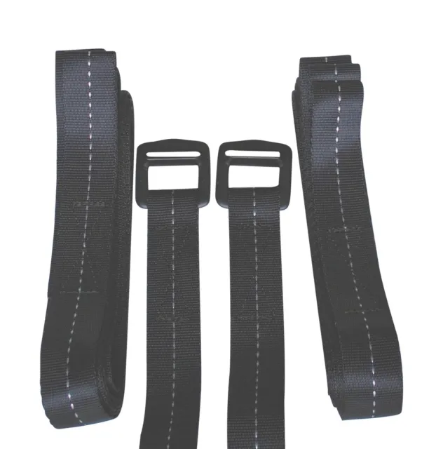Black Mamba Straps Baumgurte 2 Stück by MacaMex MA-099050 color schwarz