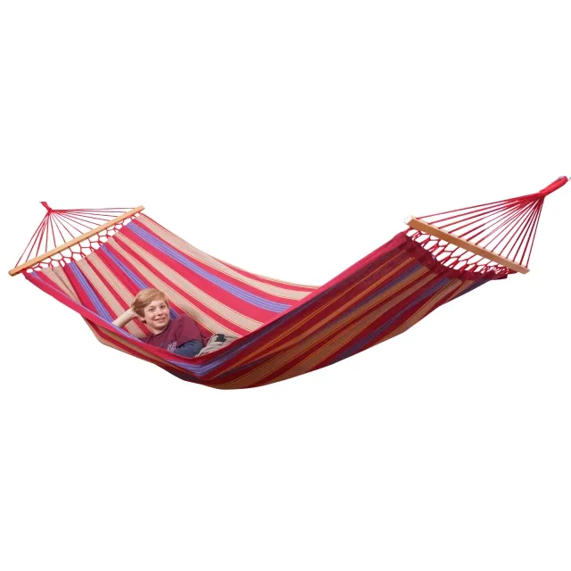 Stabhängematte Indra Verano 340 cm Baumwolle (FSC™ certified) by Outfitters Essentials OE-02200340 color multicolor