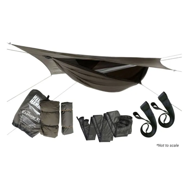 Jungle Explorer ZIP XL by Hennessy Hammocks HH-M38 color braun