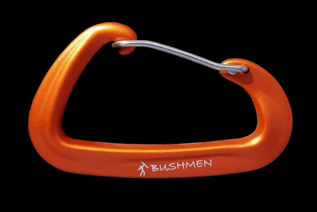 Ultraleichter Karabiner orange by Bushmen BU-ULCAORA color orange