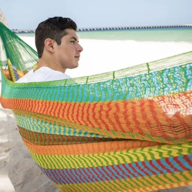 Mexikanische Netzhängematte - Matrimonial Multicolor by MacaMex MA-00030 color multicolor