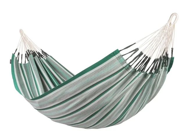 Modesta Agave - Doppel- Hängematte aus Biobaumwolle, grün by LaSiesta LS-MOH16-X4 color grün