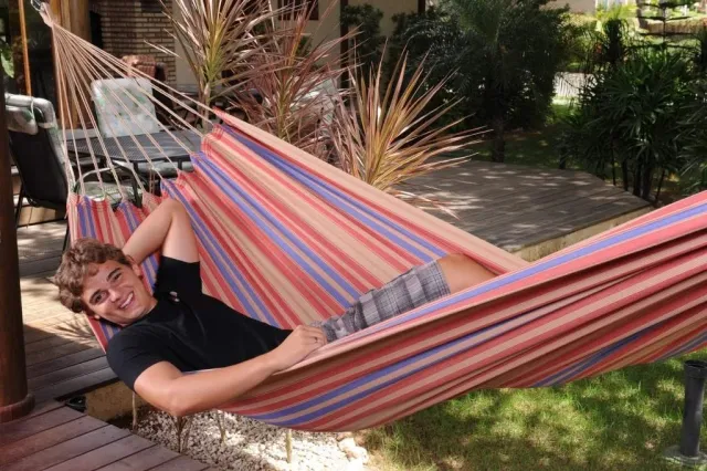 San Diego blau rot beige gestreift by Jobek - Germany JO-25413-OLD color blau