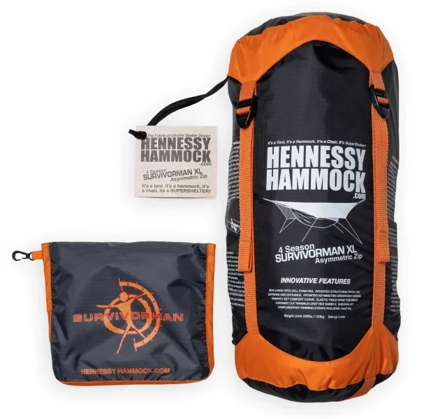 4Season Survivorman ZIP XL by Hennessy Hammocks HH-M346 color braun