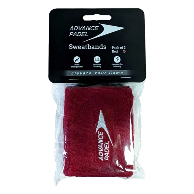Sweatband Pack Of 2 Red by Advance Padel AP-79112 color rot