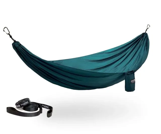 TravelNest Hammock + Straps Combo Marine by ENO EN-TRN054 color blau