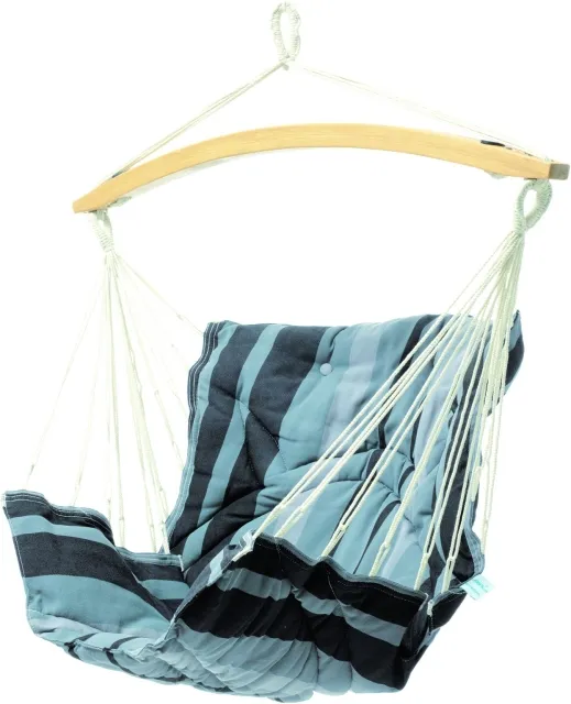 Wolke 7 Hängesessel grau gestreift by Jobek - Germany JO-28056-OLD color Grau / Silber