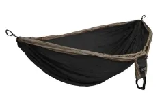 Double nest Outdoor Hängematte schwarz-khaki by ENO EN-DH010-OLD color beige