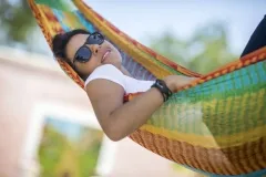 Mexikanische Netzhängematte - Double multicolor by MacaMex MA-00020 color bunt