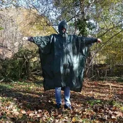 DD Poncho und Tarp olivgrün- Regenschutz