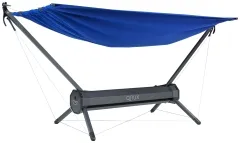 QNUX Travel Camping Hängemattenset zusammenlegbar by QNUX QN-TRBLUE color blau
