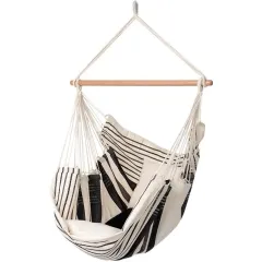 Relaxa Cafe Hängesessel Baumwolle braun, beige FSC™ zertifziert by MacaMex MA-11403 color braun