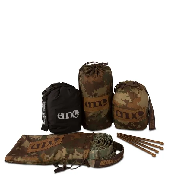 Hängemattenset mit Tarp Moskitonetz Baumgurte und Erdnägel