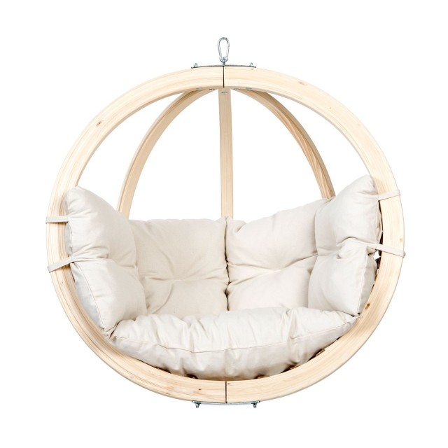 Kids Globo natura - Kinder Hängestuhl aus Holz by Amazonas AZ-2030430-OLD color natur / beige