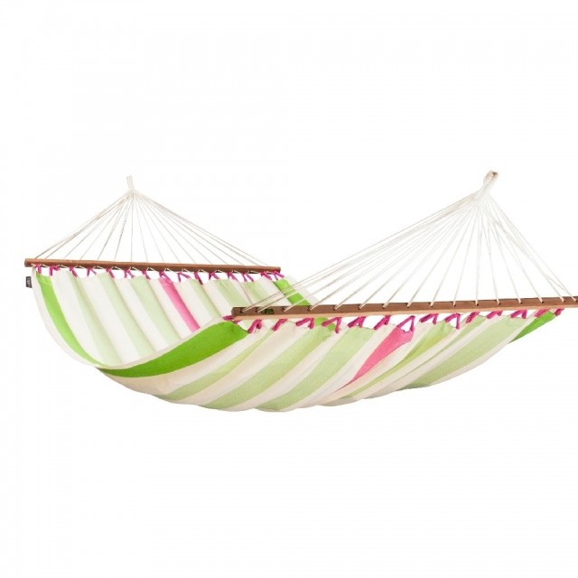 Colada kiwi DoppelstabHängematte grün by LaSiesta LS-COR14-4-OLD color grün
