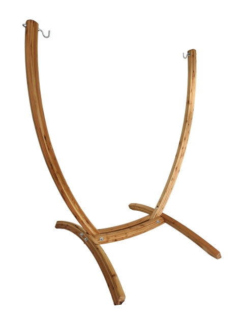 Uve Deluxe Lärche witterungsbeständiger Holz-Ständer für XL Hängesessel by MacaMex MA-20083 color braun