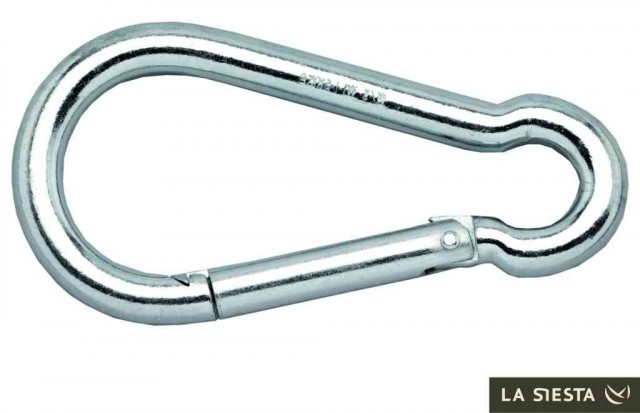 Snap hook KH-14 by LaSiesta LS-KH-14-OLD color Grau / Silber