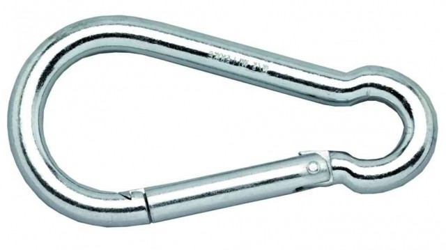 Snap hook KH-10 by LaSiesta LS-KH-10 color gris / plata