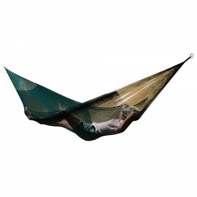 Mexikanische Netzhängematte Matrimonial PLUS darkgreen by MacaMex MA-00334 color green