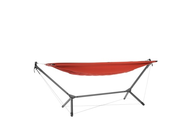 QNUX Home - Hängematten-Set platzsparend gepolstert by MacaMex QN-HQRED color rot