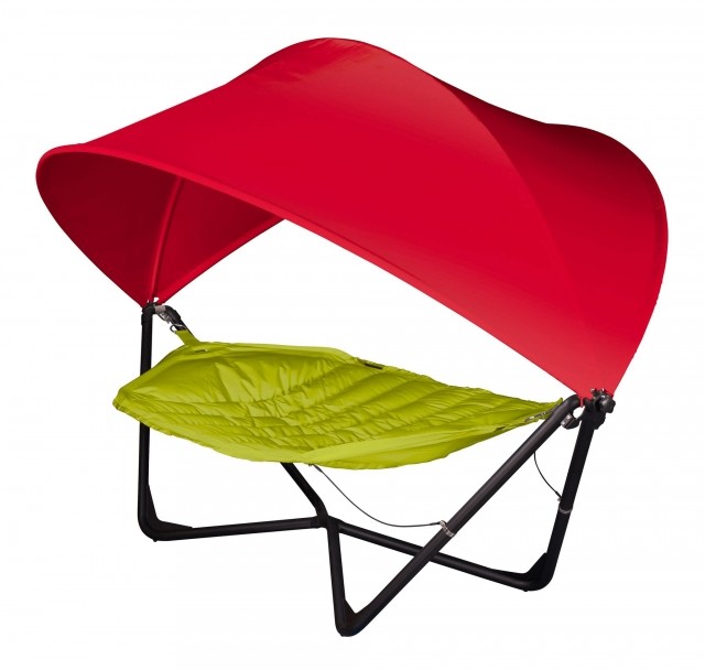 XXL Lounge Hängematte Serenety wasabi with sunshade passion by LaSiesta LS-SRO154-U2 color grün