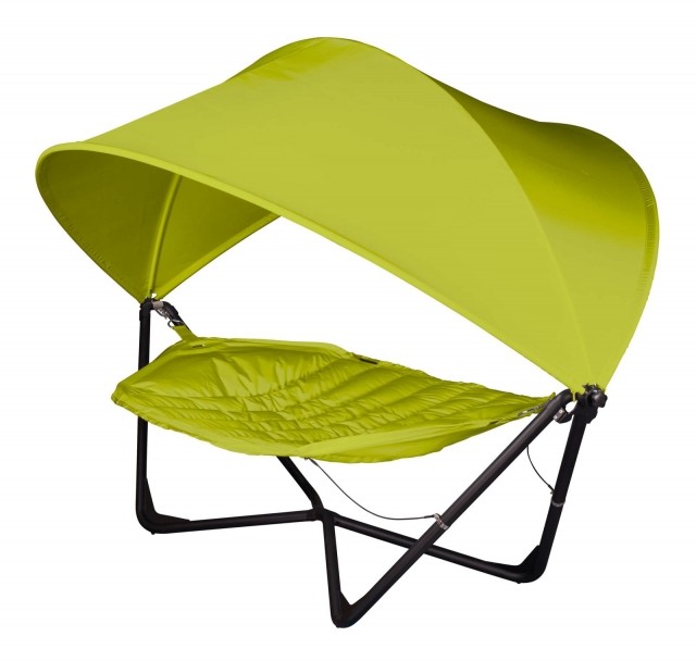 XXL Lounge Hängematte Serenety wasabi with sunshade wasabi by LaSiesta LS-SRO154-U4 color grün