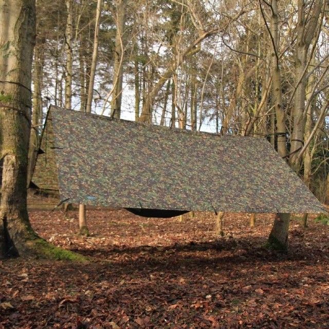 DD Tarp Regendach 3,5 x 3,5 m MC Camo by DD Hammocks DD-21376 color camouflage