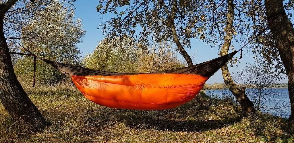 Underquilt GLOW -12 - Kälteschutz mit Daunen 140 cm breit by Bushmen BU-1HAUNGL-12 color braun